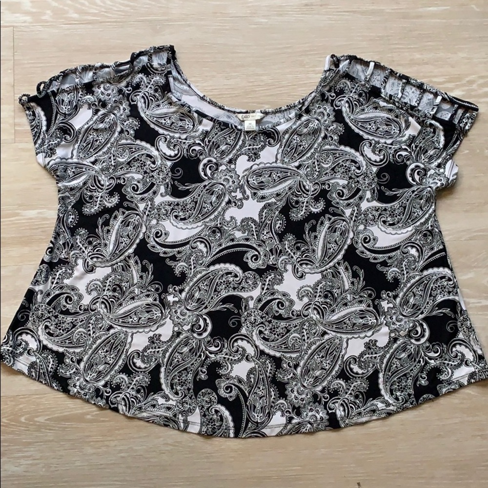 Paisley print blouse